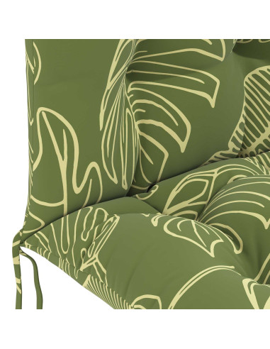 Cuscino per Lounger Sole PUTTEN 100% Poliestere Design a foglia