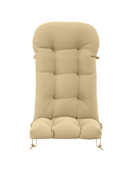 Cuscino per Lounger Sole PUTTEN 100% Poliestere Beige