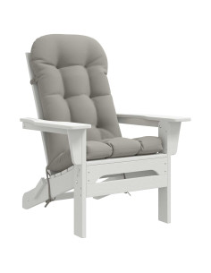 Cuscino per Lounger Sole PUTTEN 100% Poliestere Grigio 2