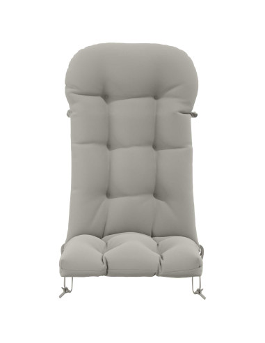 Cuscino per Lounger Sole PUTTEN 100% Poliestere Grigio