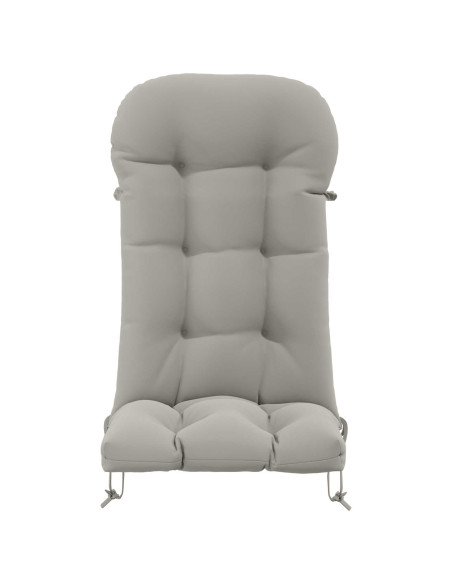 Cuscino per Lounger Sole PUTTEN 100% Poliestere Grigio