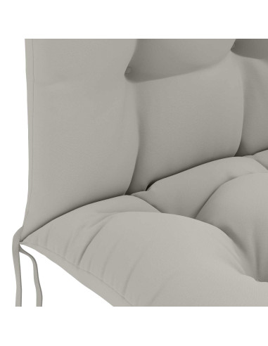Cuscino per Lounger Sole PUTTEN 100% Poliestere Grigio