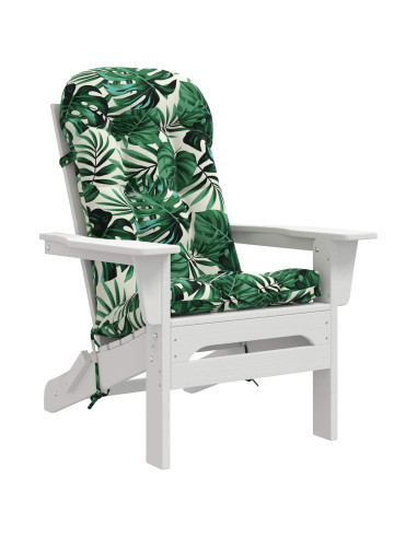 Cuscino per Lounger Sole PUTTEN 100% Poliestere Motivo a Foglie