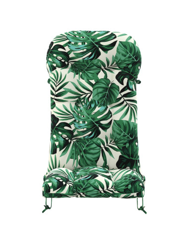 Cuscino per Lounger Sole PUTTEN 100% Poliestere Motivo a Foglie