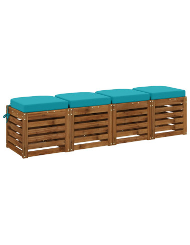 Cuscini per sedile a 4 pezzi SOEST 4 pcs 100% Poliestere