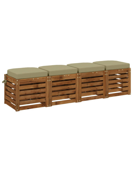 Cuscini per sedile a 4 pezzi SOEST 4 pcs 100% Poliestere