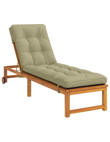 Cuscino per Lettino VIANEN 100% Poliestere Verde chiaro