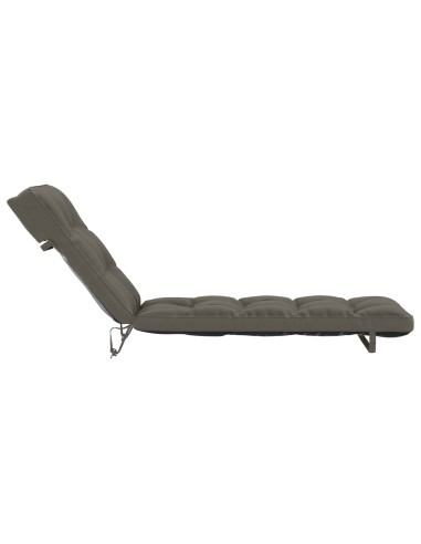 Cuscino per Lettino VIANEN 100% Poliestere Grigio