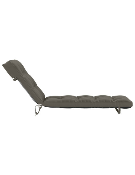 Cuscino per Lettino VIANEN 100% Poliestere Grigio