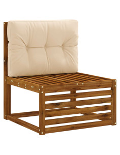 Cuscino per schienale di pallet VIANEN 100% Poliestere Crema 2