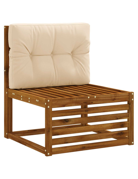 Cuscino per schienale di pallet VIANEN 100% Poliestere Crema
