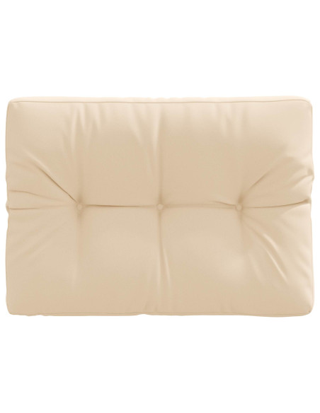 Cuscino per schienale di pallet VIANEN 100% Poliestere Crema