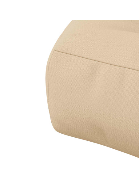 Cuscino per schienale di pallet VIANEN 100% Poliestere Crema