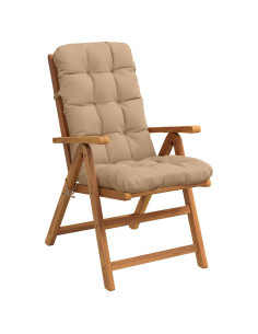 Cuscini per Sedia Alta in 4 Pezzi VIANEN 4 pcs 100% Poliestere 2