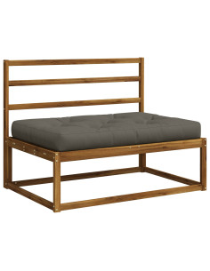 Cuscino per Pallet VIANEN 100% Poliestere Grigio 2