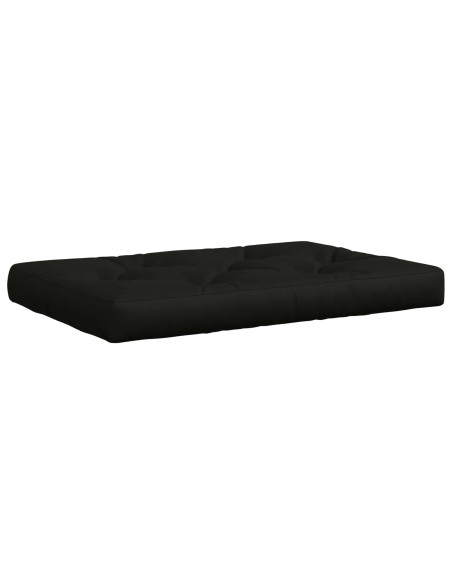 Cuscino per Pallet VIANEN 100% Poliestere Nero 120 x 80 x 12 cm