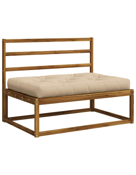Cuscino per Pallet VIANEN 100% Poliestere Crema