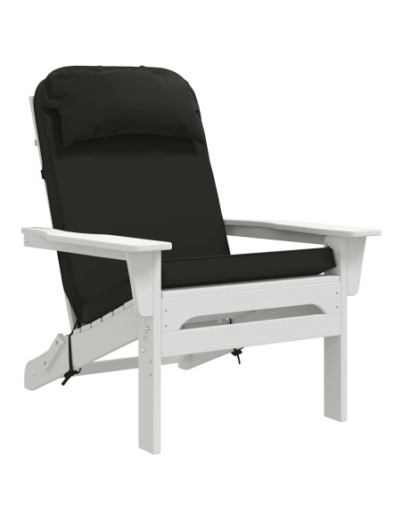 Cuscino per Lounger Sole 100% Poliestere Nero 55 x 124 x 5 cm