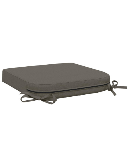 Cuscini per sedile a 4 pezzi SOEST 4 pcs 100% Poliestere Grigio