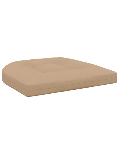 Cuscini per Sedia in 4 Pezzi 4 pz 100% Poliestere Sabbia