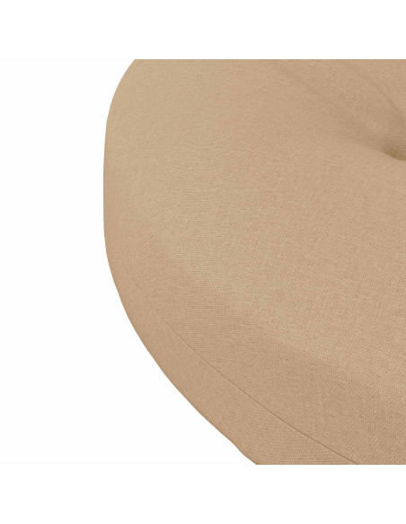 Cuscini per Sedia in 4 Pezzi 4 pz 100% Poliestere Sabbia