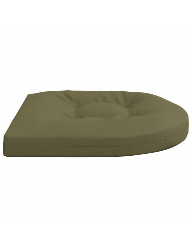 Cuscini per Sedia in 4 Pezzi 4 pz 100% Poliestere Verde Oliva