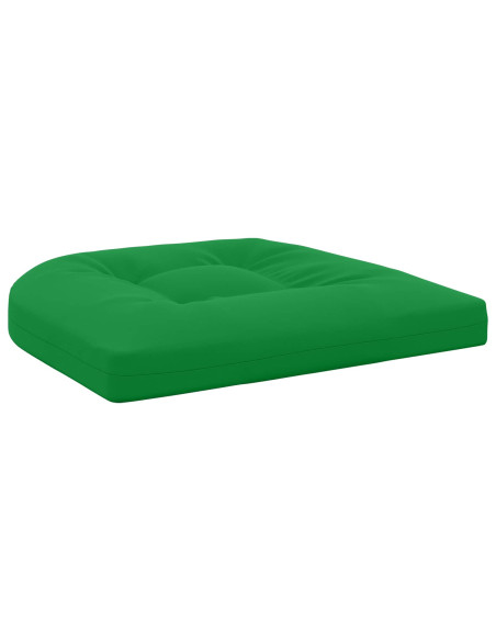 Cuscini per Sedia in 4 Pezzi 4 pz 100% Poliestere Verde