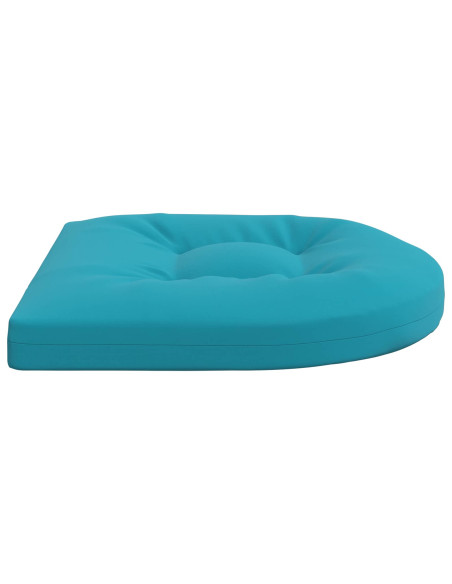 Cuscini per Sedia in 4 Pezzi 4 pz 100% Poliestere Turchese
