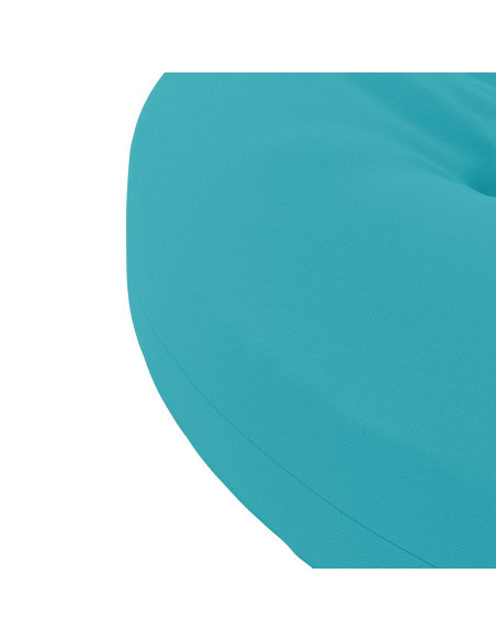 Cuscini per Sedia in 4 Pezzi 4 pz 100% Poliestere Turchese