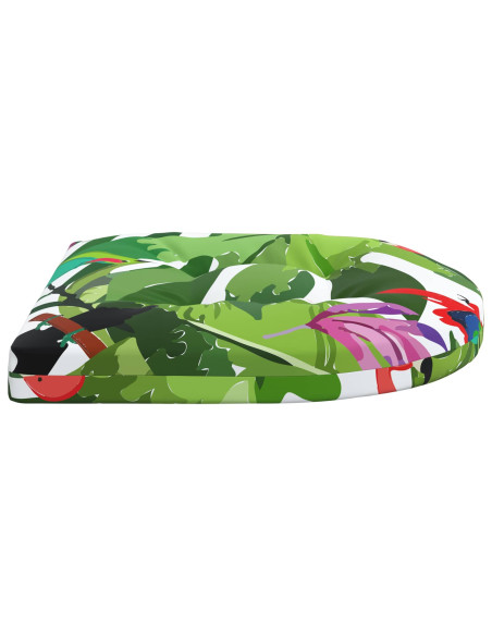 Cuscini per Sedia in 4 Pezzi 4 pz 100% Poliestere Multicolore