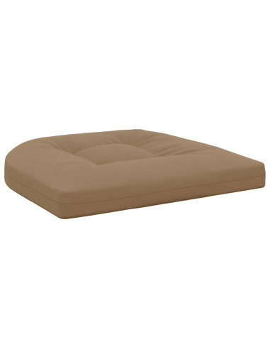 Cuscini per Sedia in 4 Pezzi 4 pz 100% Poliestere Tortora