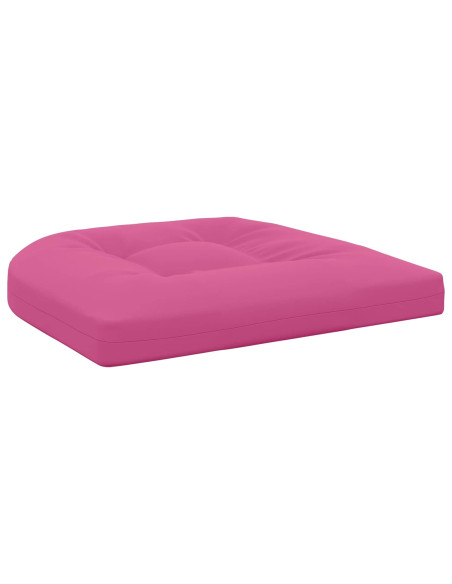 Cuscini per Sedia in 4 Pezzi 4 pz 100% Poliestere Rosa