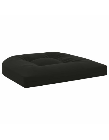 Cuscini per Sedia in 4 Pezzi 4 pz 100% Poliestere Nero