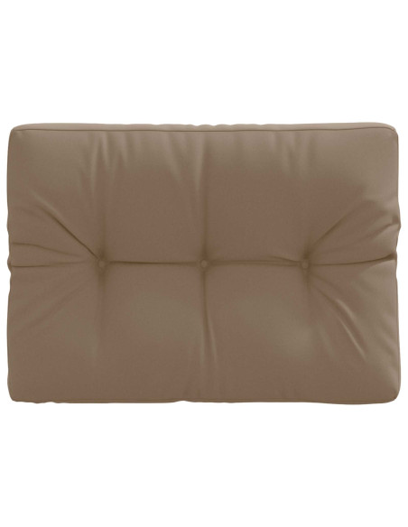Cuscino per schienale di pallet VIANEN 100% Poliestere Tortora