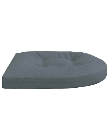 Cuscini per Sedia in 4 Pezzi 4 pz 100% Poliestere Blu