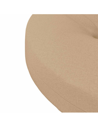 Cuscini per Sedia in 4 Pezzi 4 pz 100% Poliestere Sabbia
