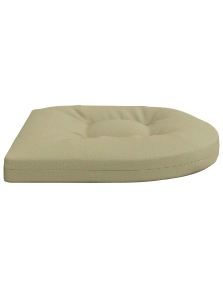 Cuscini per Sedia in 4 Pezzi 4 pz 100% Poliestere Verde chiaro