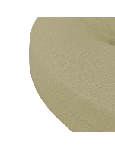 Cuscini per Sedia in 4 Pezzi 4 pz 100% Poliestere Verde chiaro