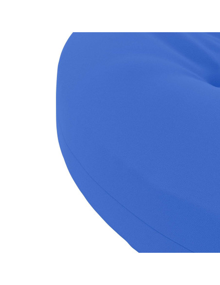 Cuscini per Sedia in 4 Pezzi 4 pz 100% Poliestere Blu Reale