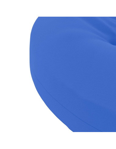 Cuscini per Sedia in 4 Pezzi 4 pz 100% Poliestere Blu Reale