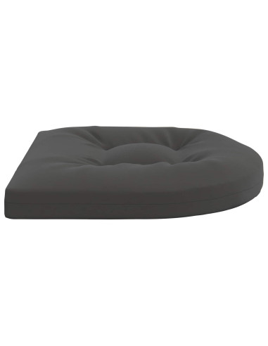 Cuscini per Sedia in 4 Pezzi 4 pz 100% Poliestere Antracite