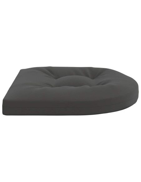 Cuscini per Sedia in 4 Pezzi 4 pz 100% Poliestere Antracite
