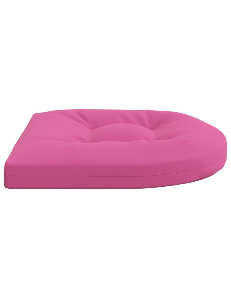 Cuscini per Sedia in 4 Pezzi 4 pz 100% Poliestere Rosa