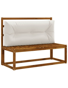 Cuscino per schienale di pallet VIANEN 100% Poliestere Bianco 2