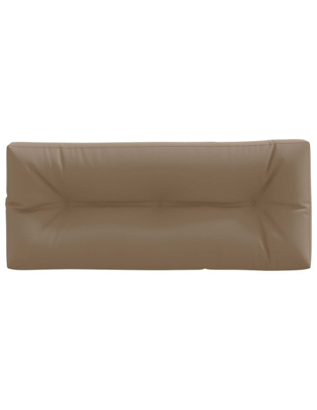 Cuscino per schienale di pallet VIANEN 100% Poliestere Tortora