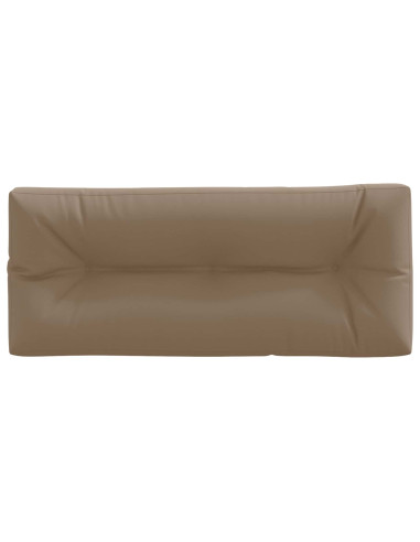 Cuscino per schienale di pallet VIANEN 100% Poliestere Tortora