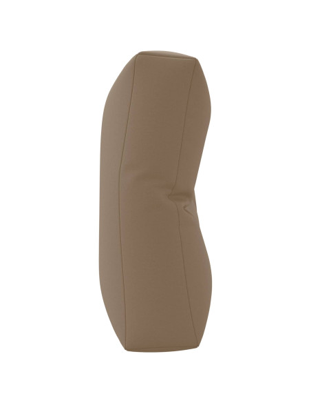 Cuscino per schienale di pallet VIANEN 100% Poliestere Tortora