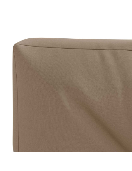 Cuscino per schienale di pallet VIANEN 100% Poliestere Tortora