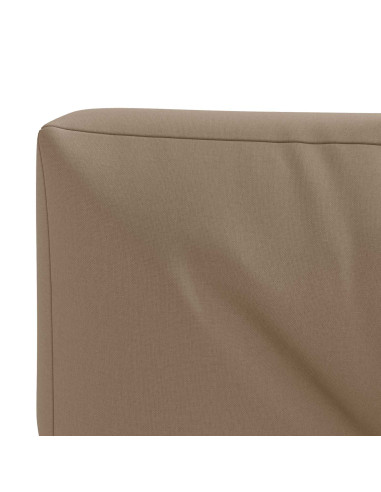 Cuscino per schienale di pallet VIANEN 100% Poliestere Tortora