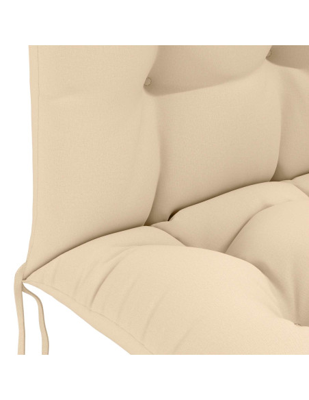 Cuscino per Lounger Sole PUTTEN 100% Poliestere Crema